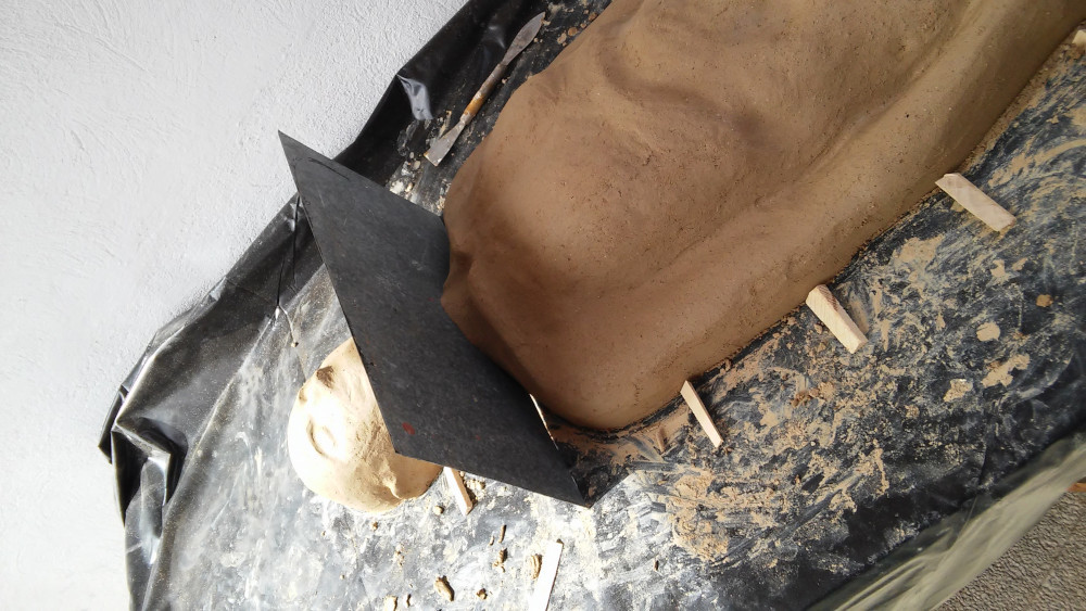 Hombre de barro proceso